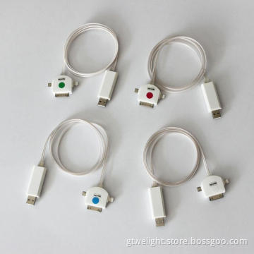 Lowest Price 3 in 1 USB Lighting Charge Cable for All Cell Phone